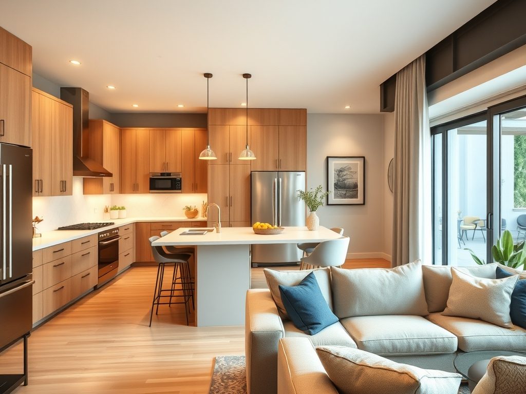 Aneks kuchenny w salonie: jak zaaranżować funkcjonalną i spójną przestrzeń dzienną