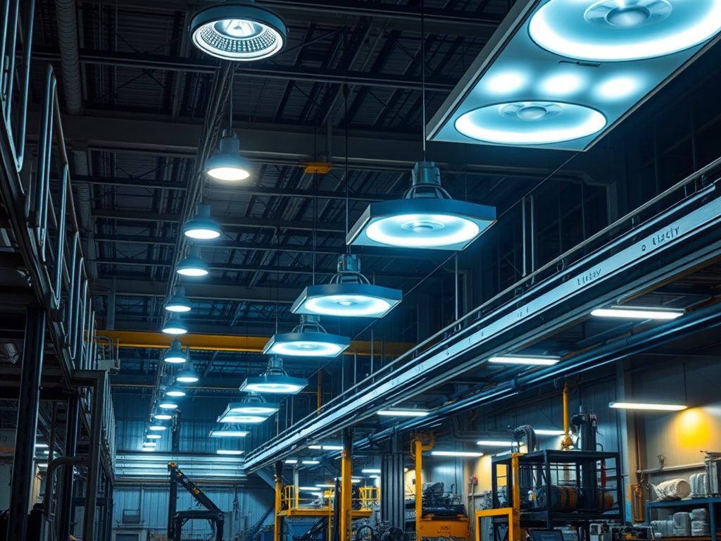 Oświetlenie do wydzielania stref w przestrzeniach przemysłowych — jak zapewnić bezpieczeństwo i funkcjonalność