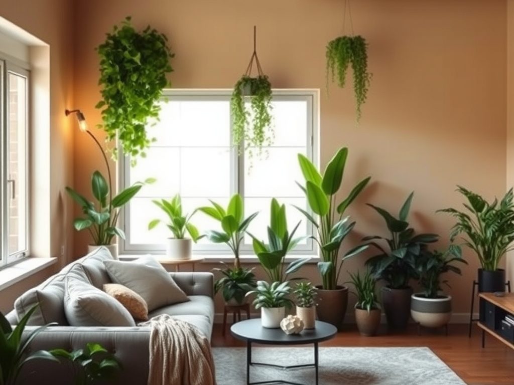 Rośliny jako naturalne przegrody w salonie: jak wydzielić strefy i poprawić komfort wnętrza