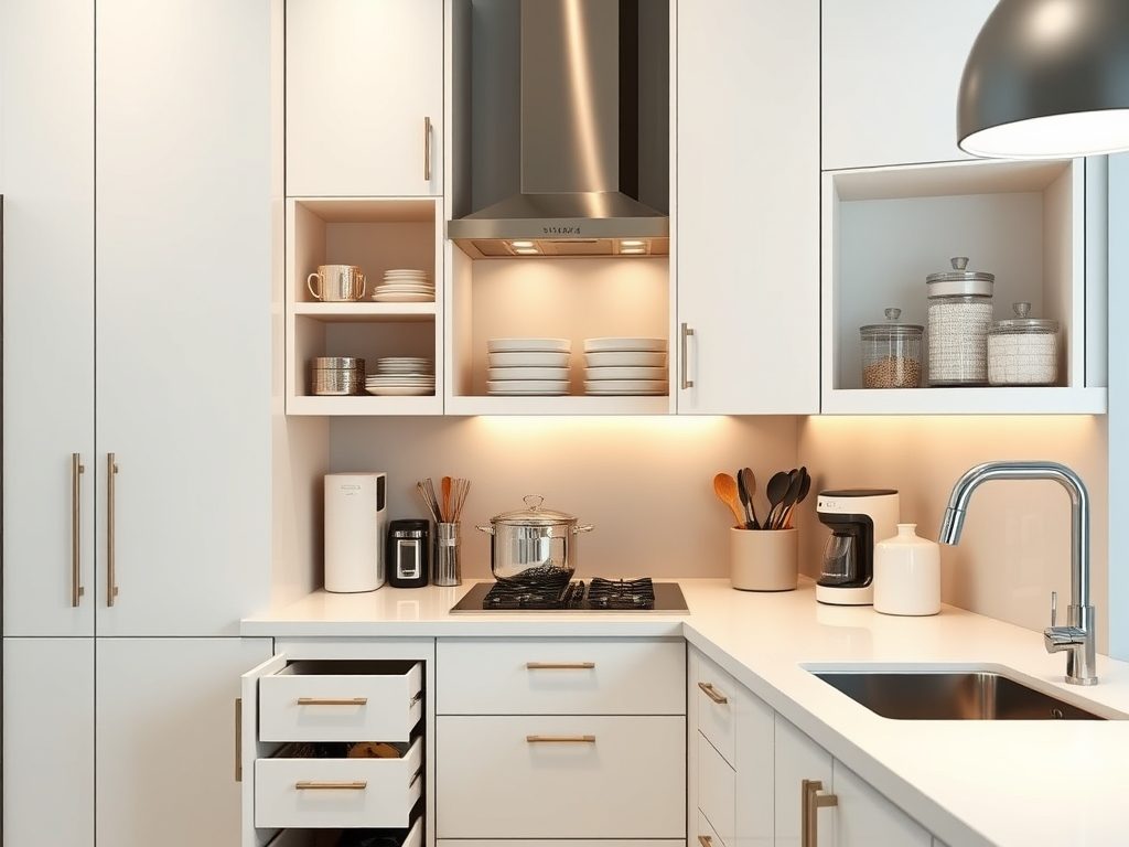 Aneks kuchenny bez bałaganu: praktyczne sposoby na ukrycie nieporządku i zachowanie estetyki