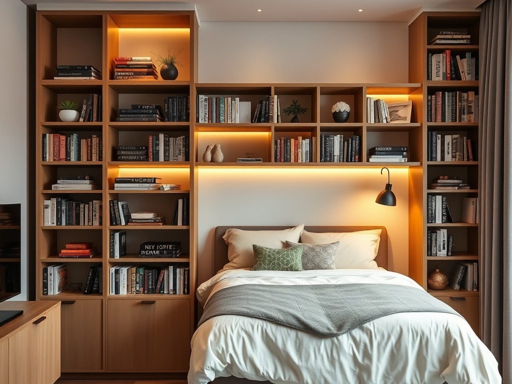 Regał do oddzielenia łóżka w kawalerce – praktyczne sposoby na wydzielenie intymnej strefy i organizację przestrzeni