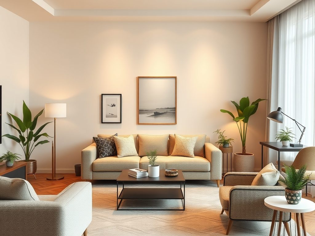 Strefowanie salonu przez układ mebli: jak podzielić przestrzeń na funkcjonalne strefy z pomysłem i komfortem