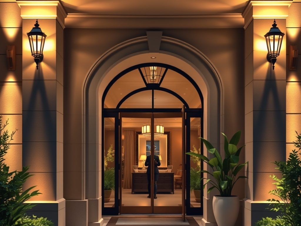 Oświetlenie w strefie wejściowej: jak połączyć bezpieczeństwo z estetyką w praktyce