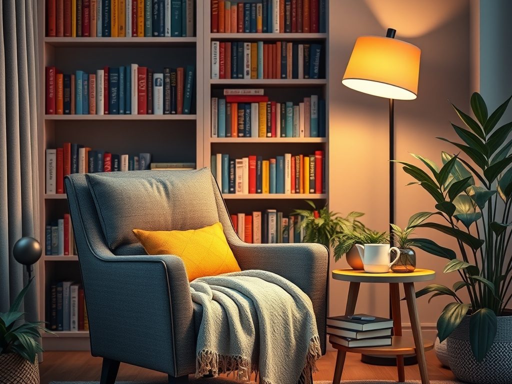 Jak wygodnie i funkcjonalnie wydzielić kącik do czytania w salonie — praktyczne rozwiązania i aranżacje