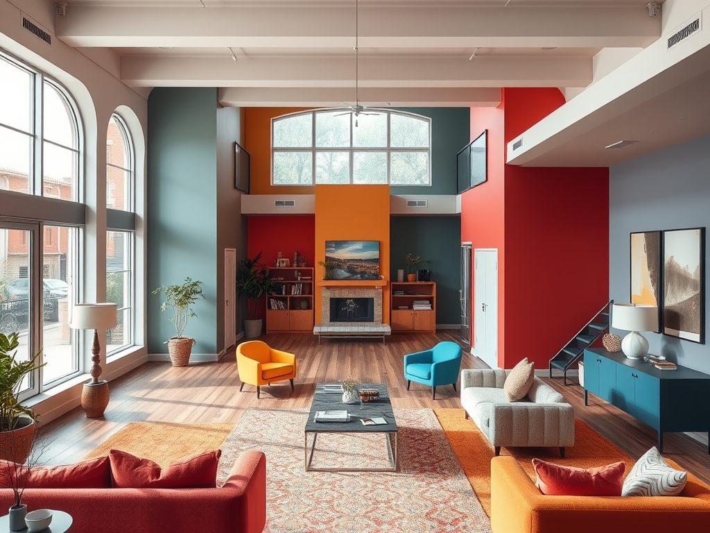 Kolory do wydzielania stref we wnętrzu: praktyczne sposoby bez konieczności remontu